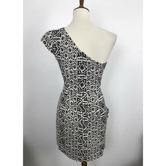 Nanette Lepore Print Silk One Shoulder Mini Dress - Picture 8 of 12